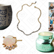 Cat Study Mug, $10 | Reine Petite Posts, $34 | Levane Choker, $62 | In The Company Of Women, $25 | Capri Blue Iridescent Jar Candle, $20
